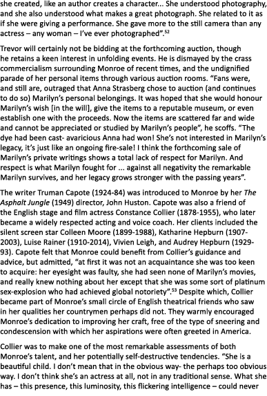she created, like an author creates a character... She understood photography, and she also understood what makes a g...