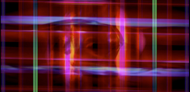 Paul Fletcher, 'Test Pattern Tartan' 2013, film still.