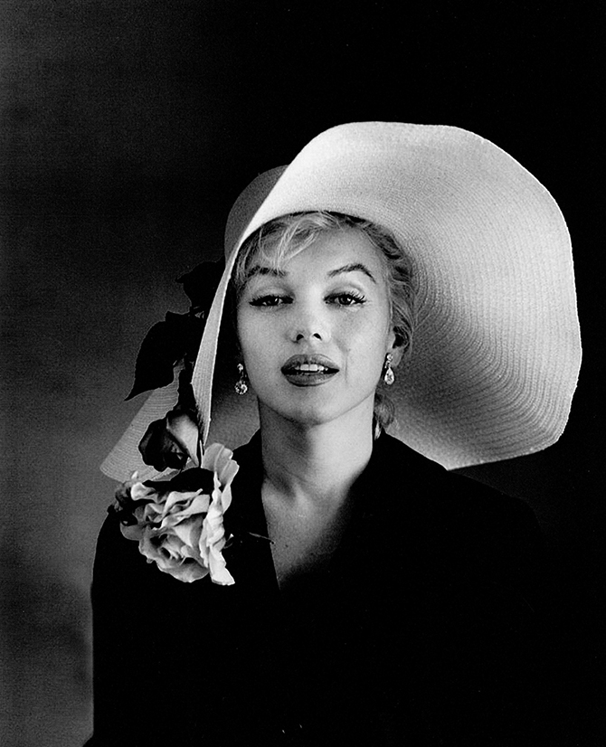 Carl Perutz (1921-81), Marilyn wearing a white, floppy hat (Perutz-002), from Marilyn Monroe, Easter Hat series (1958), © 2004, Courtesy of Pete Livingston.