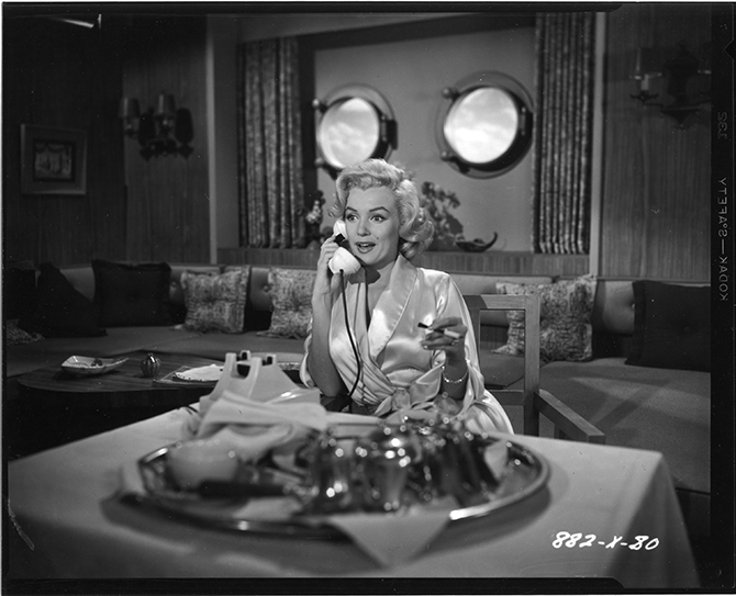 Film still from Gentlemen Prefer Blondes (Howard Hawks, 1953). ©1953 and 2016 Twentieth Century Fox.